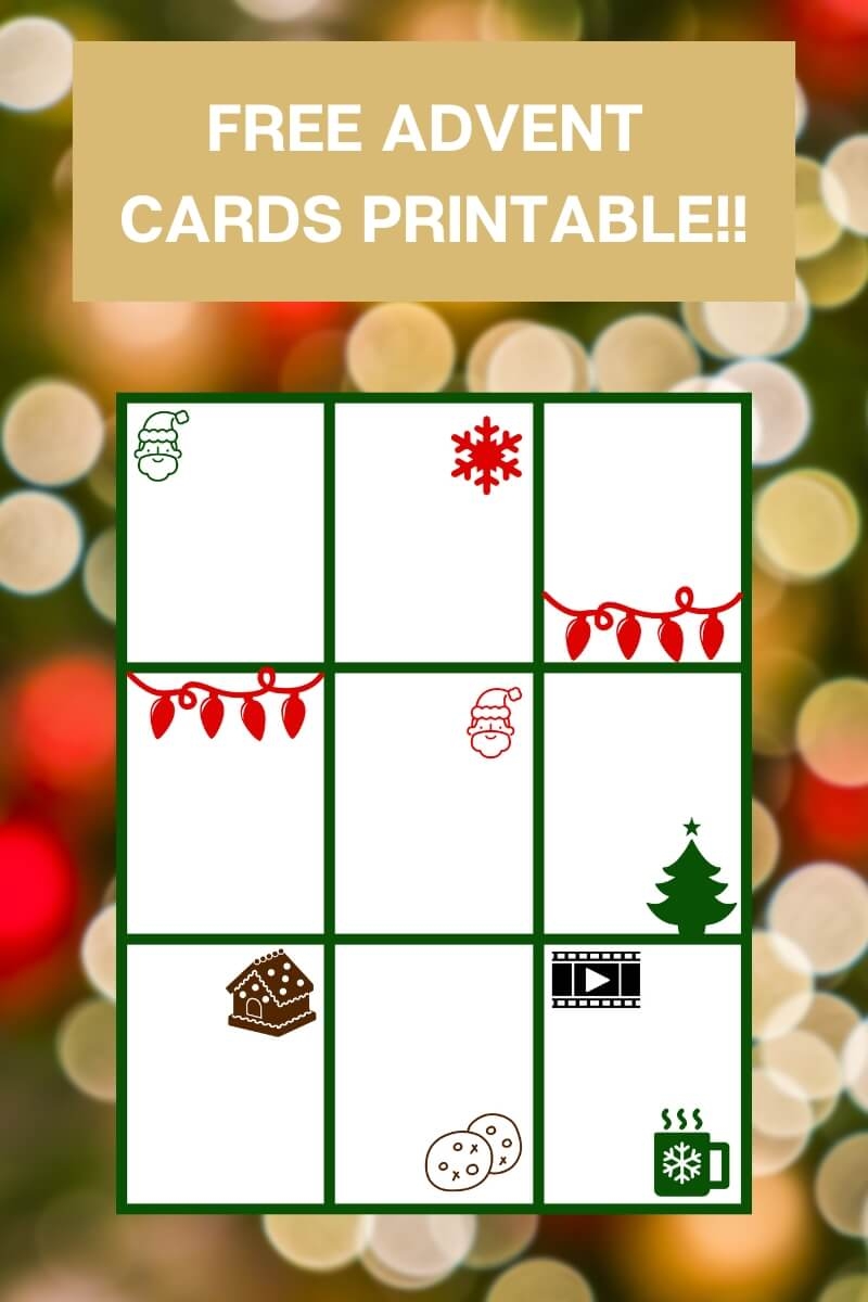 Free Printable Advent Cards