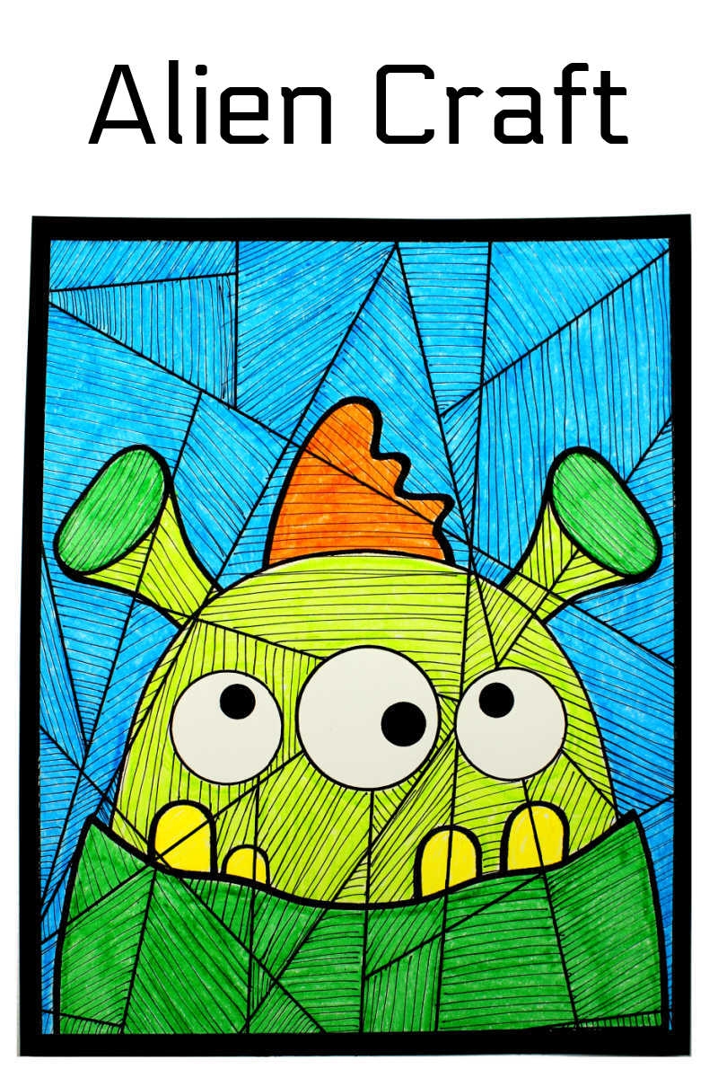 printable alien craft
