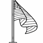 Free Printable American Flag Coloring Page Free Printable Coloring Pages