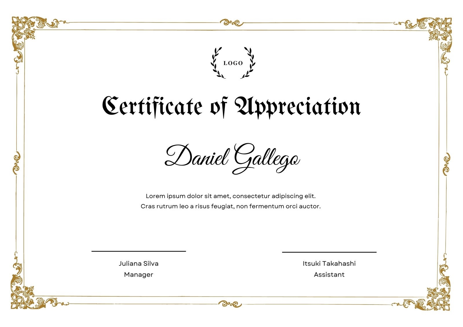 Free Printable And Customizable Award Certificate 42 OFF
