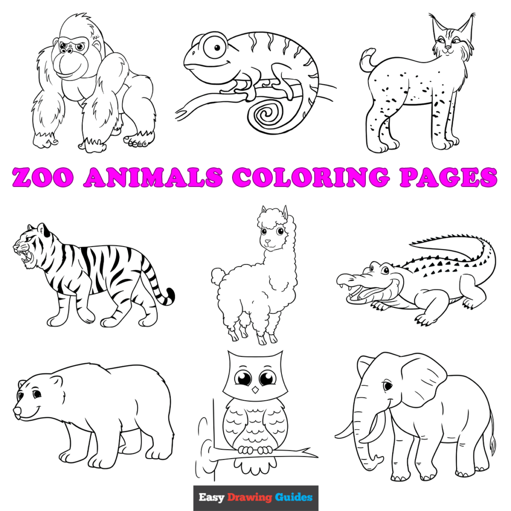 Free Printable Animal Coloring Pages Tiger Coloring Pages