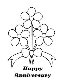 free printable coloring anniversary cards