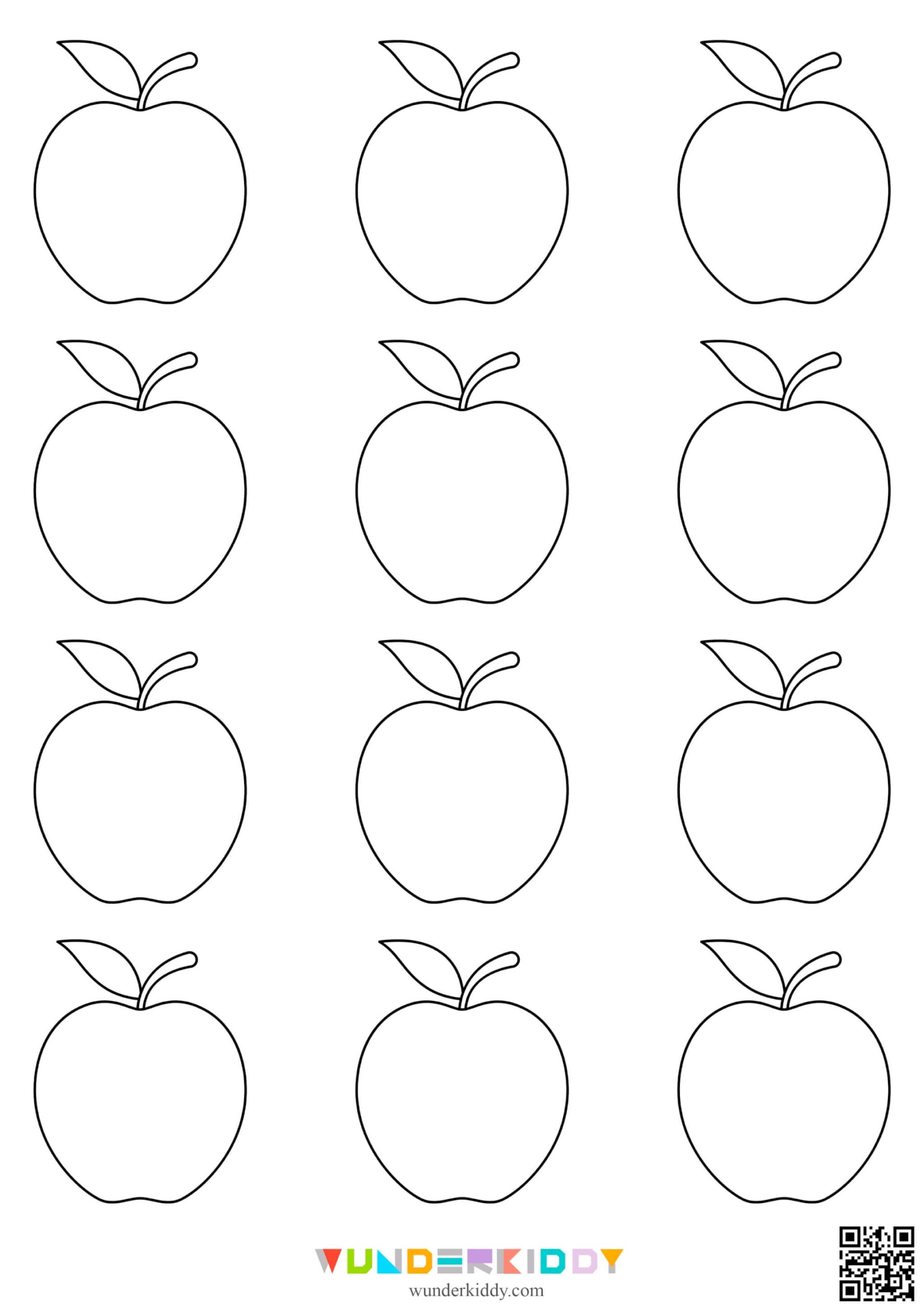 printable picture of apple