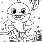 Free Printable Baby Shark Coloring Pages For Kids