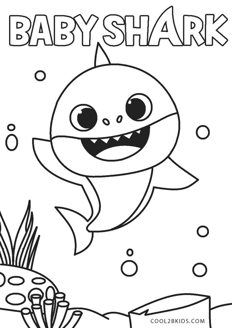 Baby Shark Coloring Pages