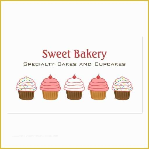 free printable bakery business cards