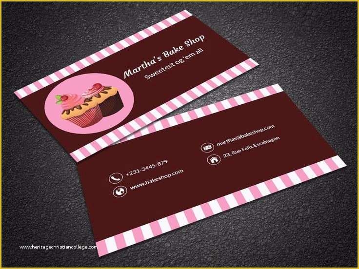 Free Printable Bakery Business Card Templates Of Best Bakery Business 