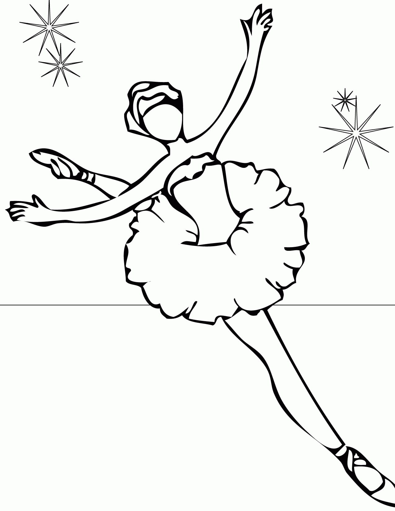 Free Printable Ballet Coloring Pages Coloring Home
