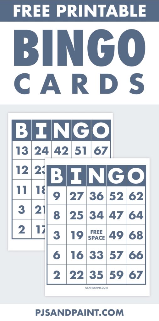 Free Printable Bingo Cards Paper Trail Design 58 OFF