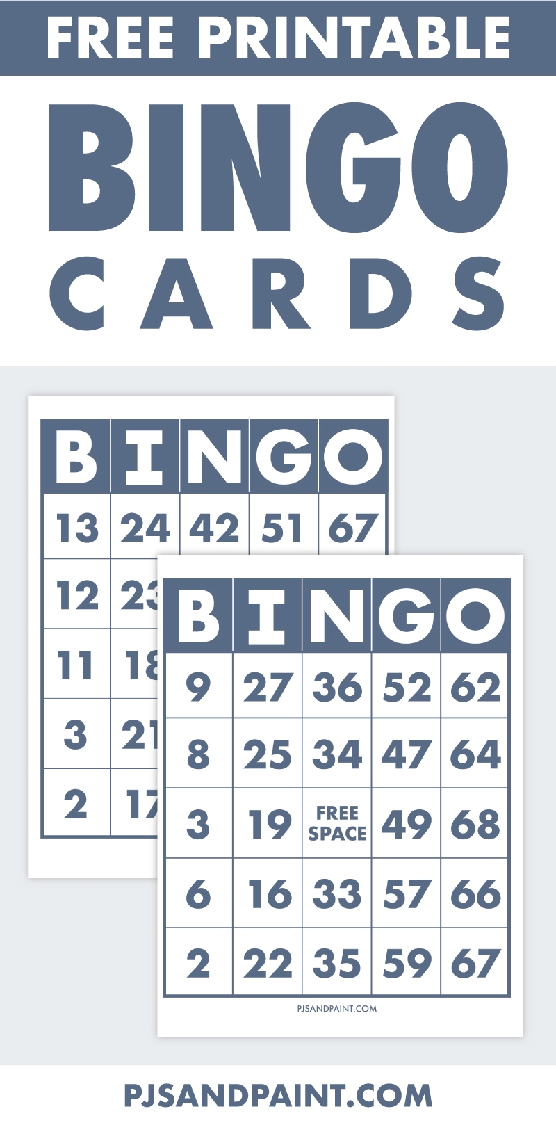 Free Printable Bingo Cards Paper Trail Design 58 OFF