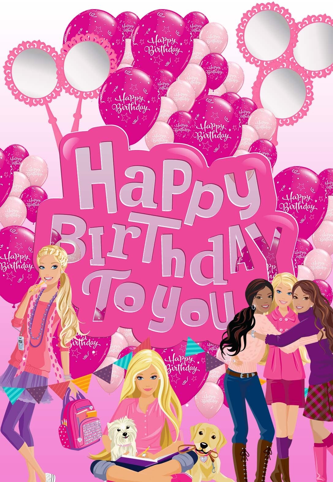 free printable birthday cards for girls