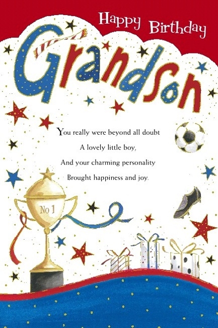 free printable birthday cards grandson
