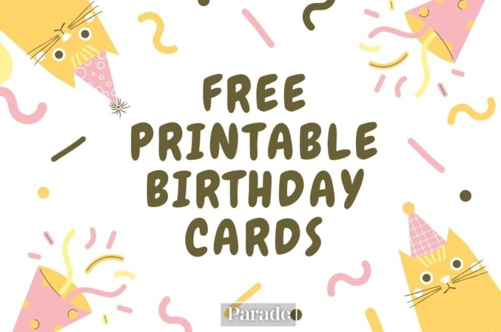Free Printable Birthday Cards Without Downloading