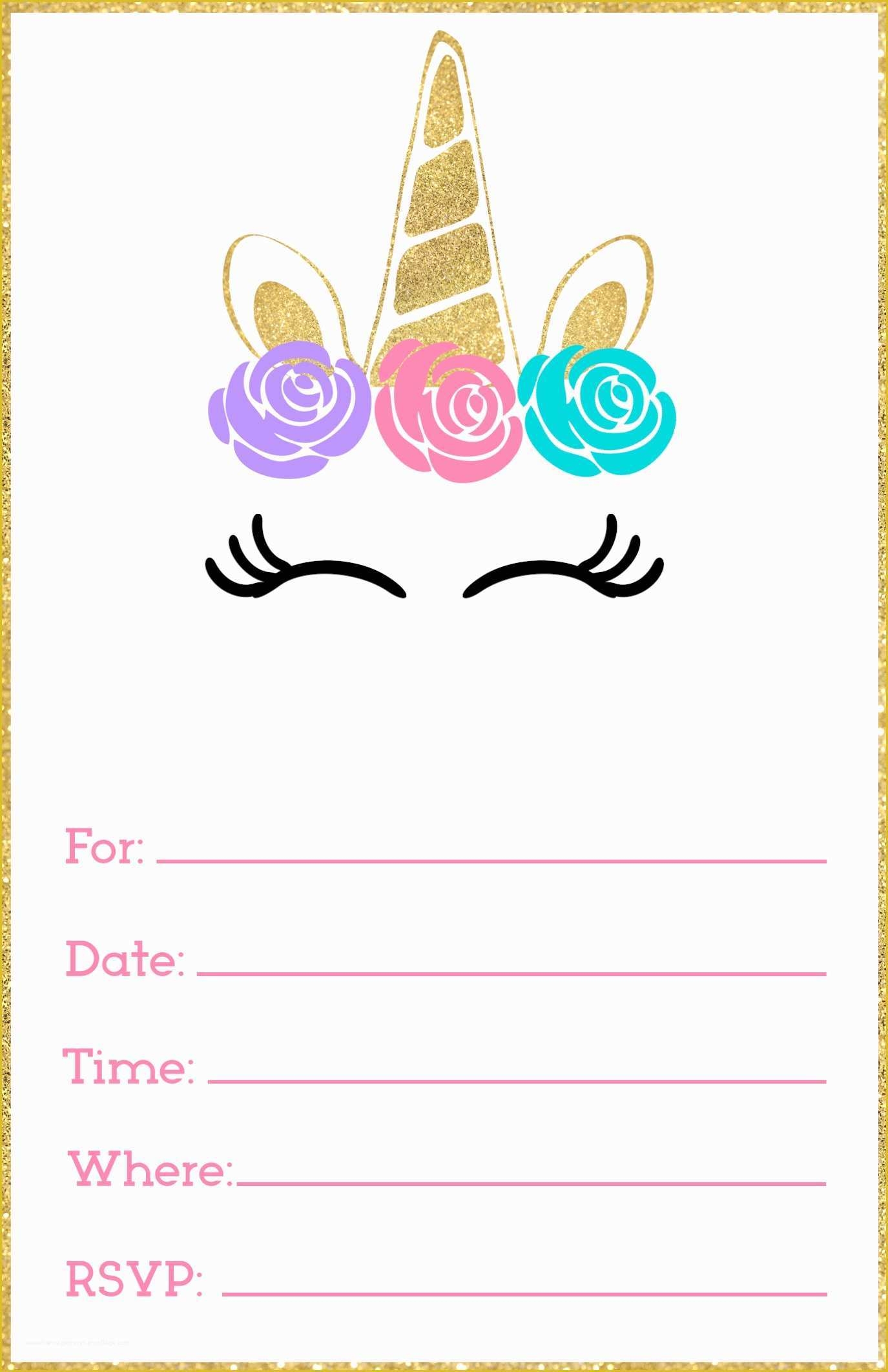 Free Printable Birthday Invitation Cards Templates Of Free Printable 