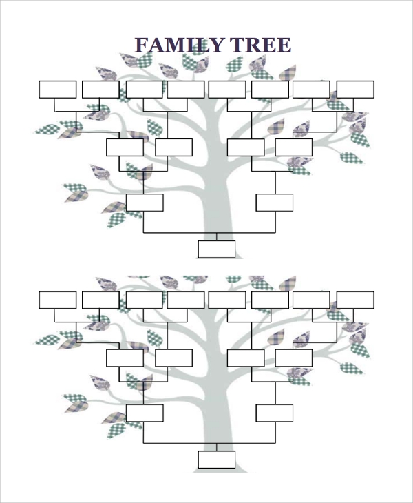 Free Printable Blank Family Tree Forms Printable Forms Free Online