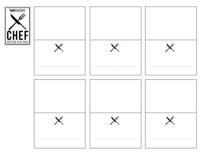Free Printable Blank Place Card Template Printable Templates