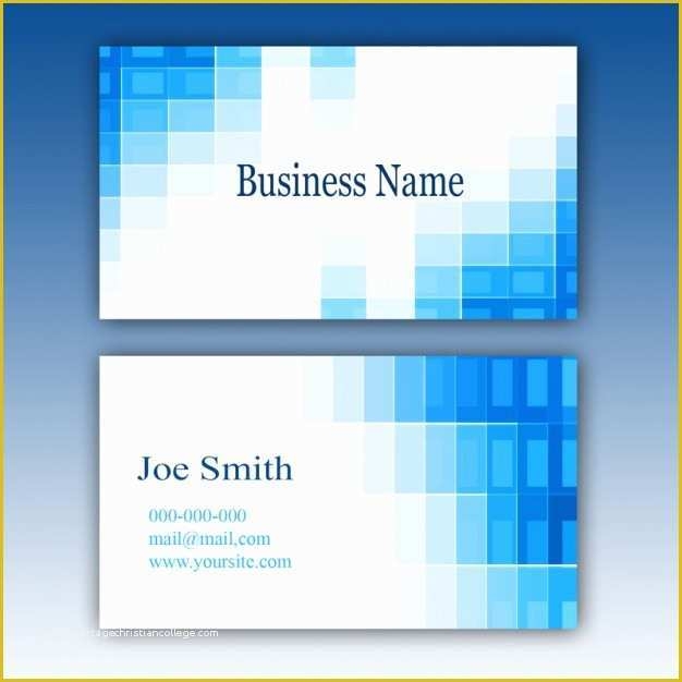 Free Printable Business Card Template Word Hontime