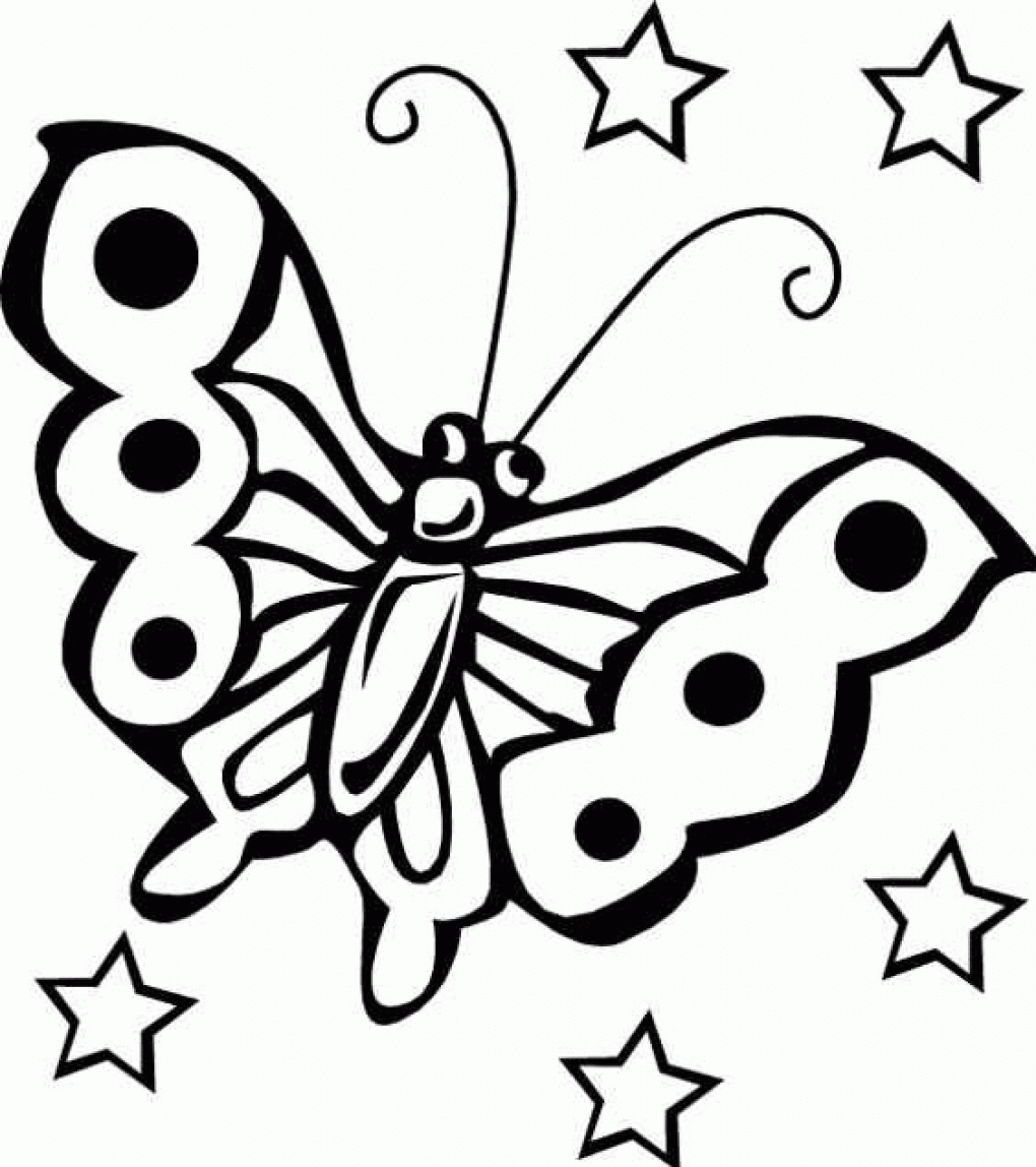 butterfly coloring pages for free