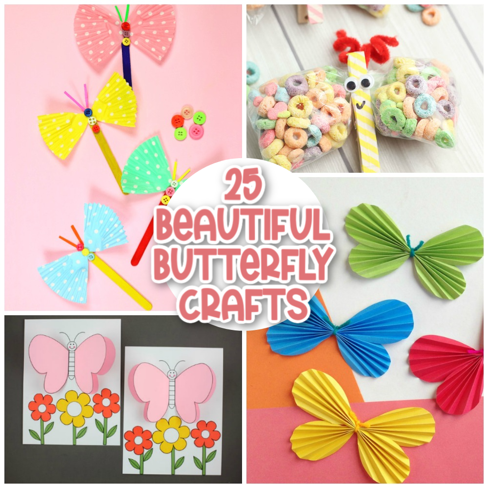 Free Printable Butterfly Craft Template Simple Mom 52 OFF