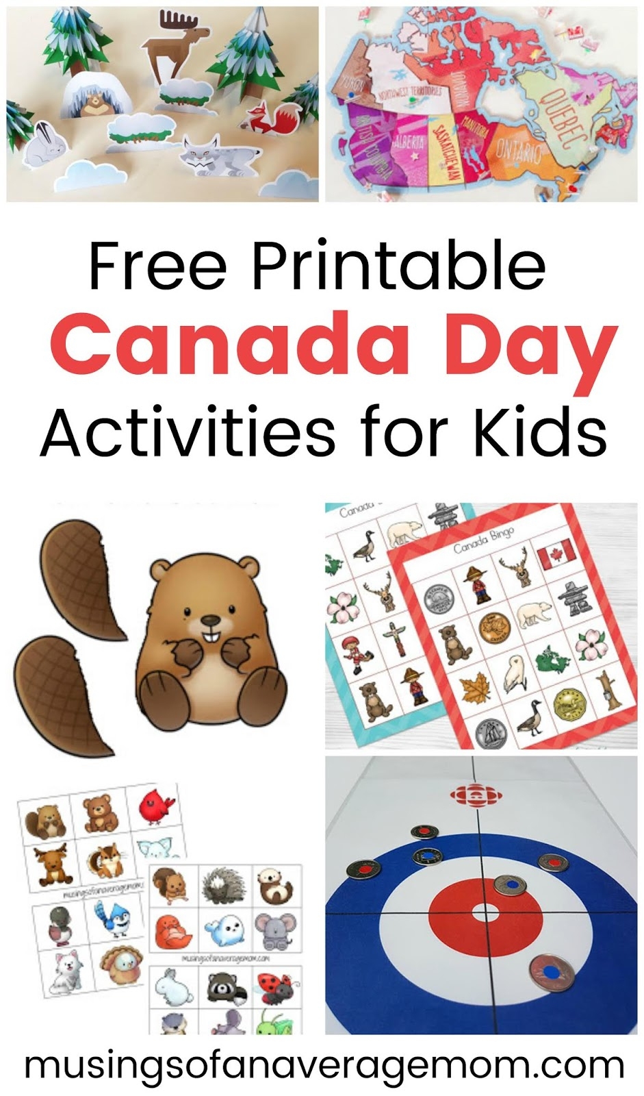 Free Printable Canada Day Preschool Activity Book Frugal Printable 