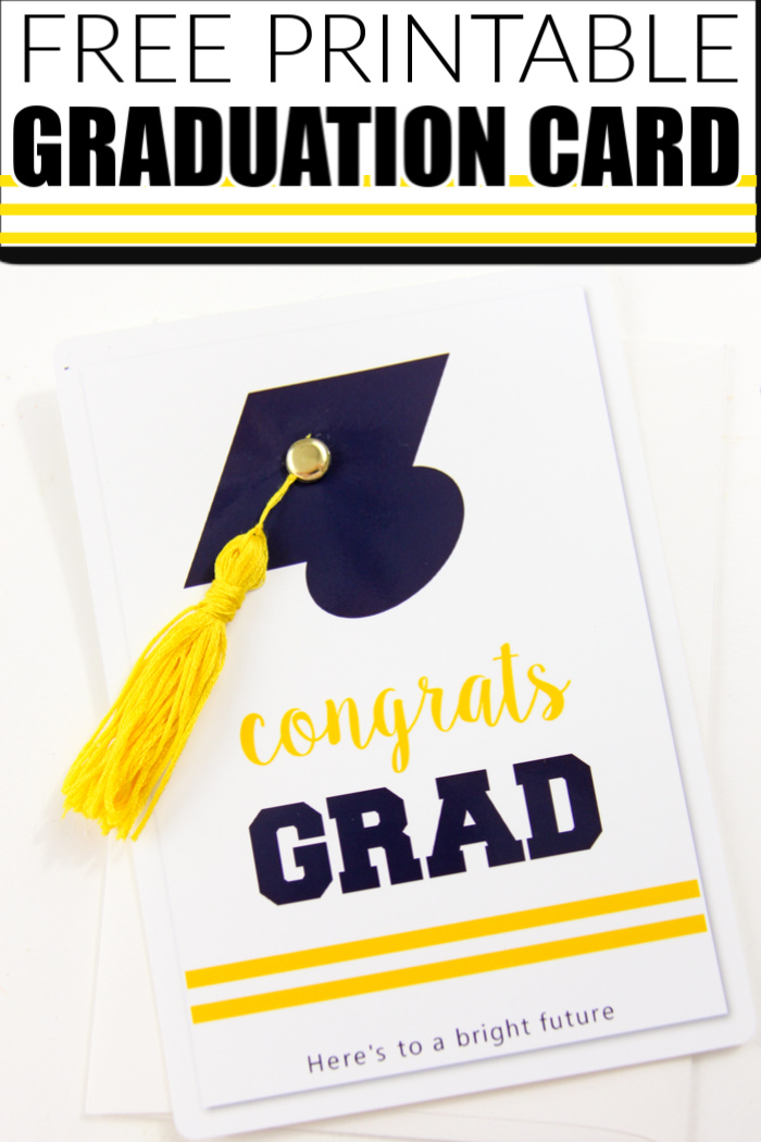 free graduation card printables