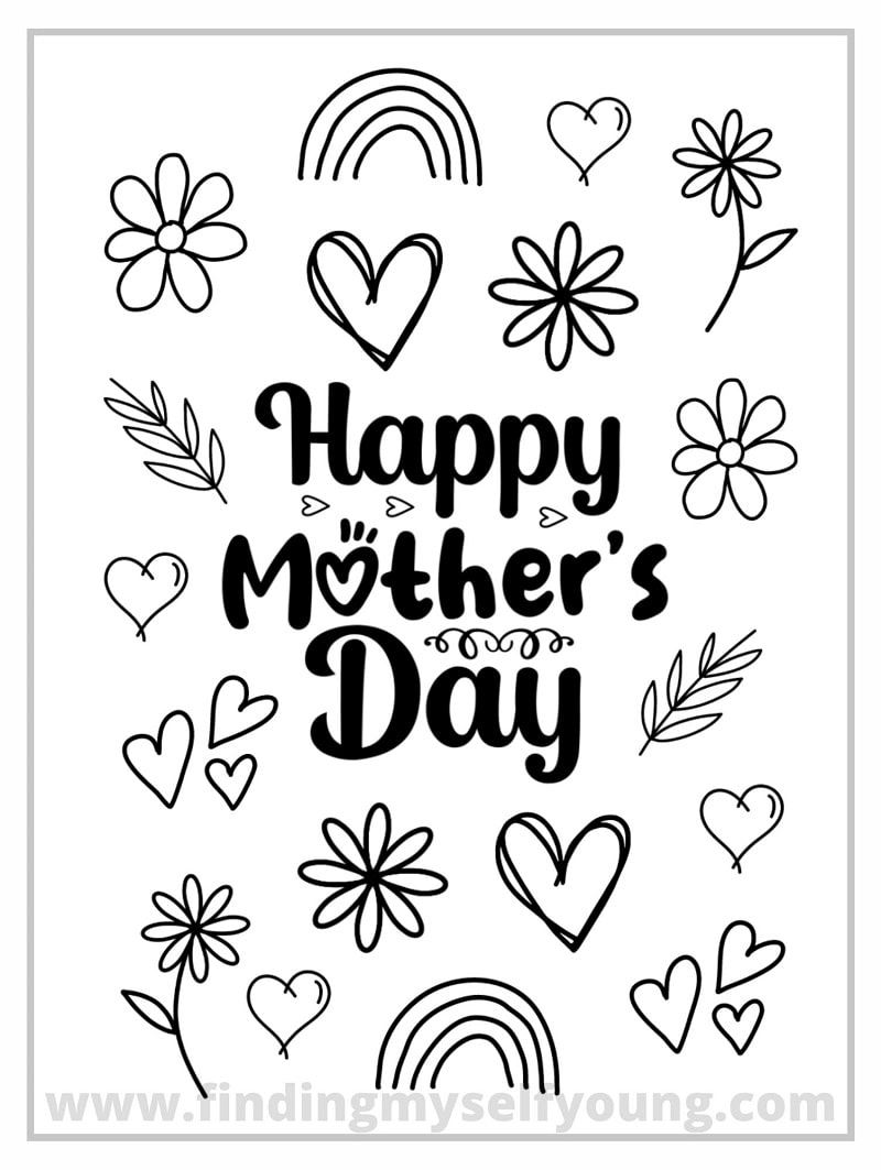 free mothers day card printable pdf