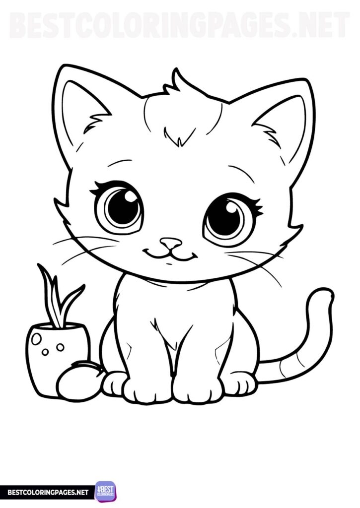 Free Printable Cat Coloring Pages Free Printable Coloring Pages