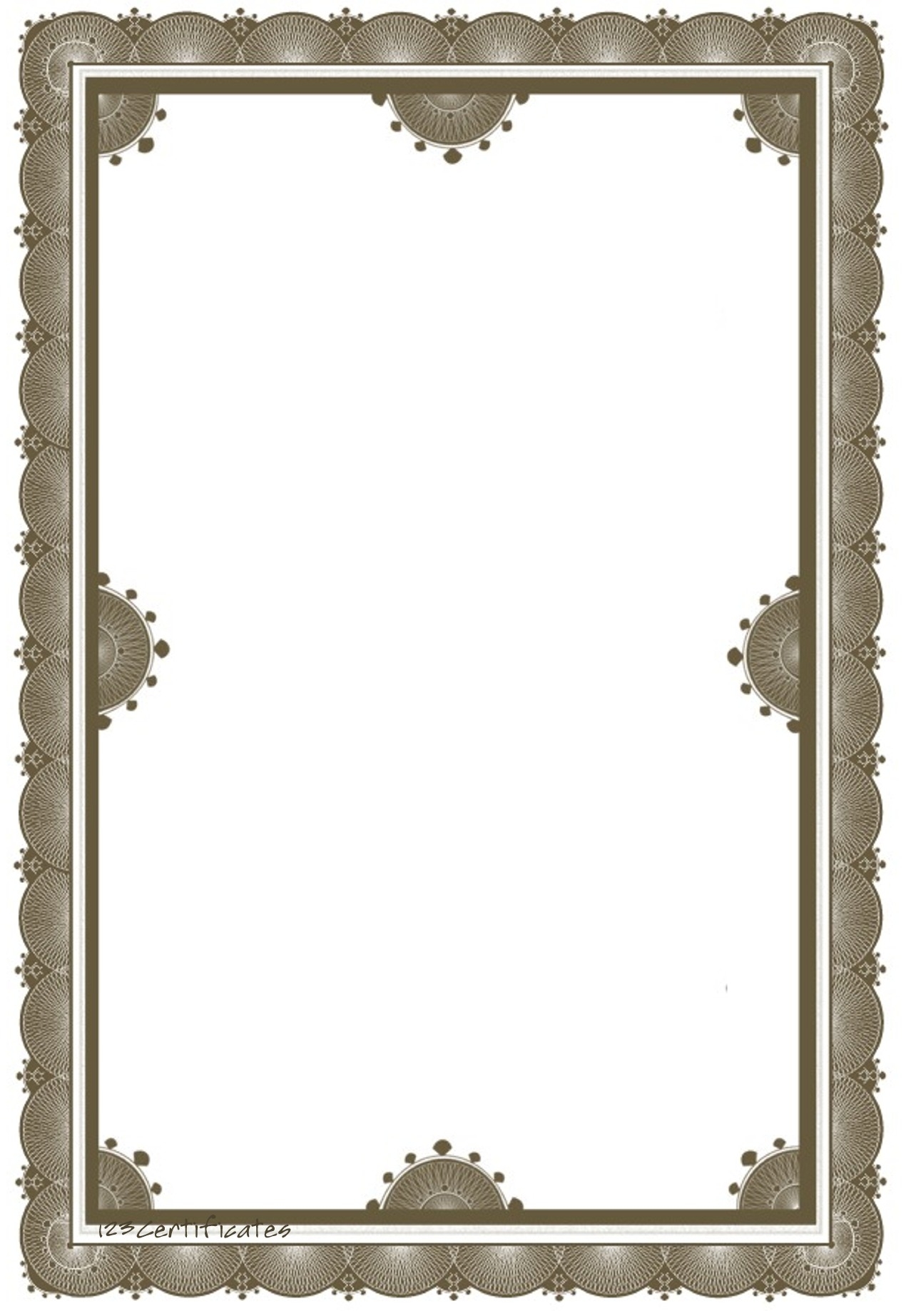 Free Printable Certificate Border Templates KAESG BLOG