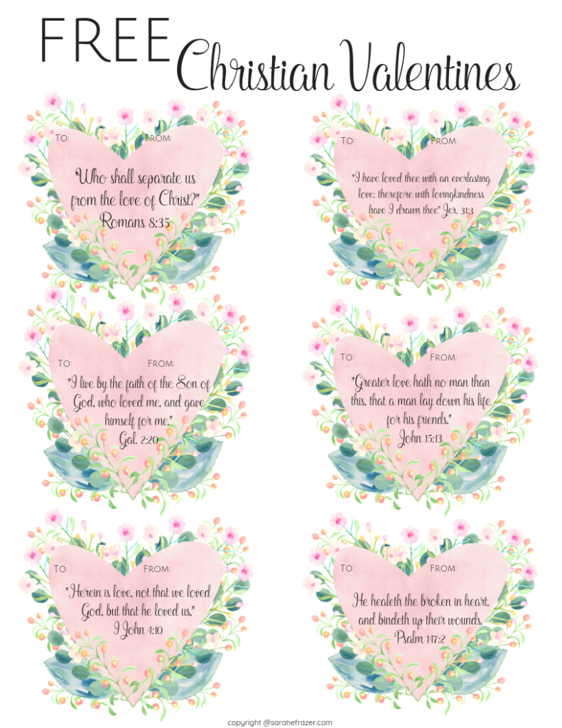 Free Printable Christian Valentines Artofit