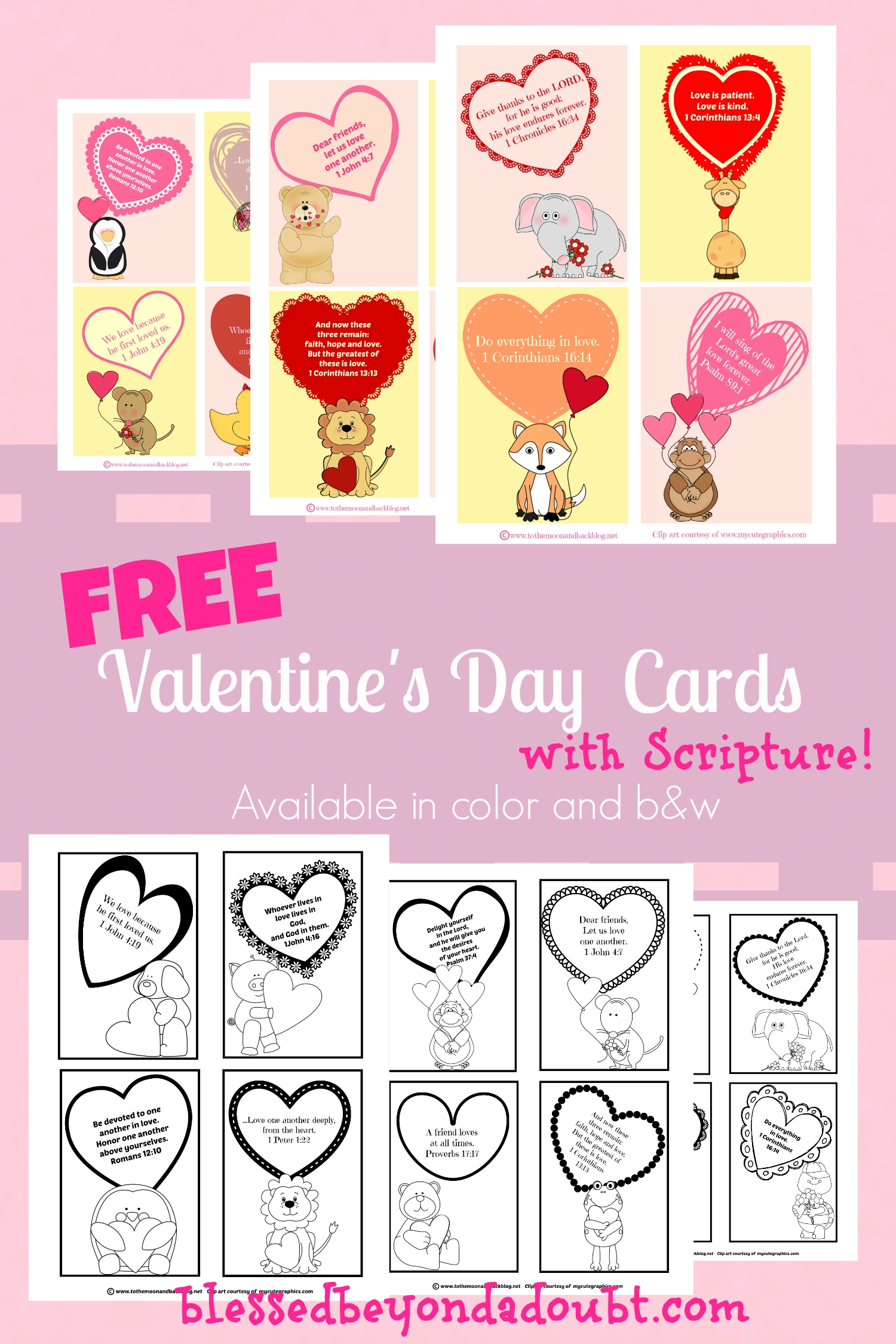 Free Printable Christian Valentines Cards Free Printables Hub