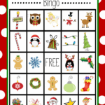 Free Printable Christmas Bingo Game Kerstbingo Kerst Printable