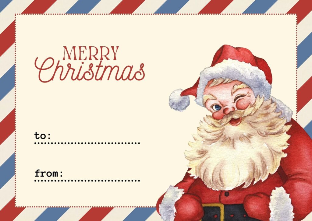Free Printable Christmas Card Templates FREE Printable HQ