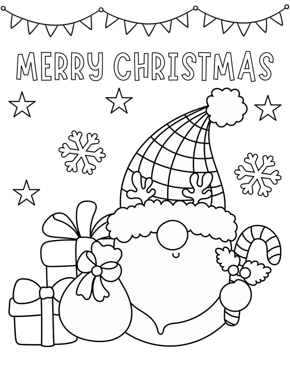 christmas free printable coloring pages