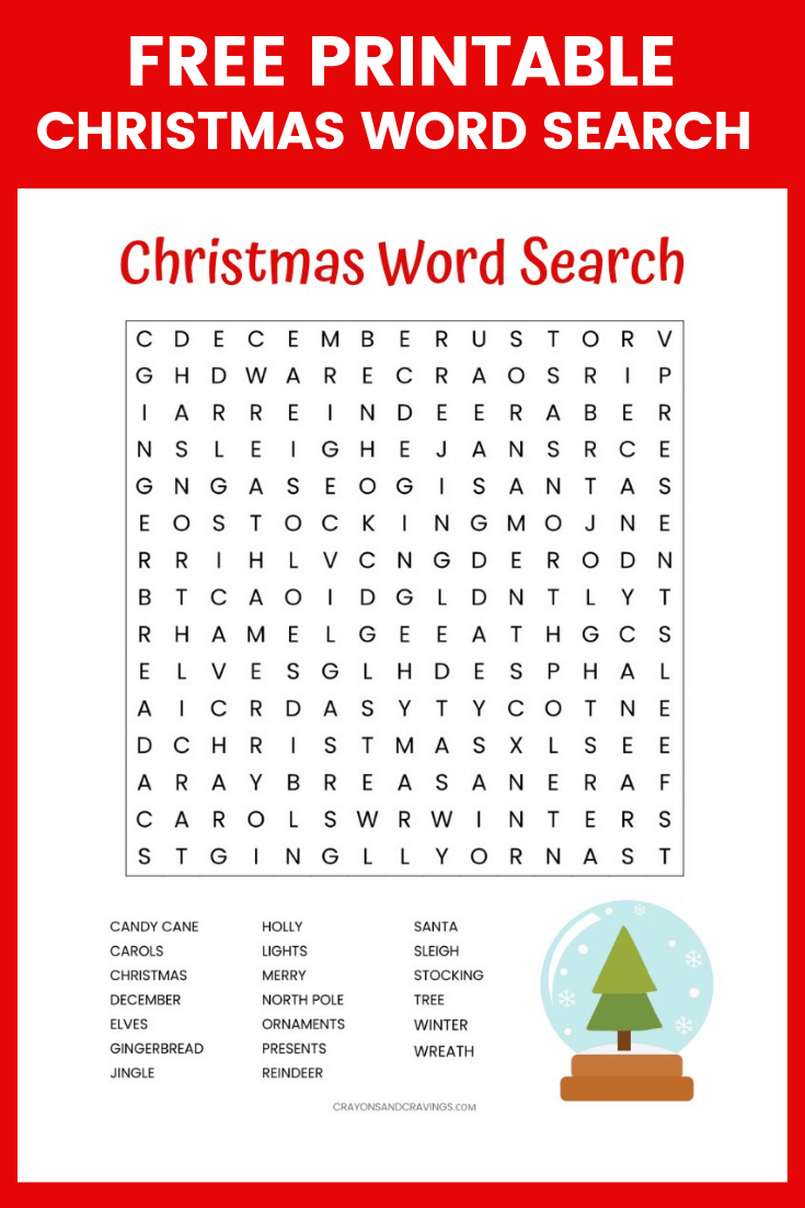 free printable christmas crossword puzzles
