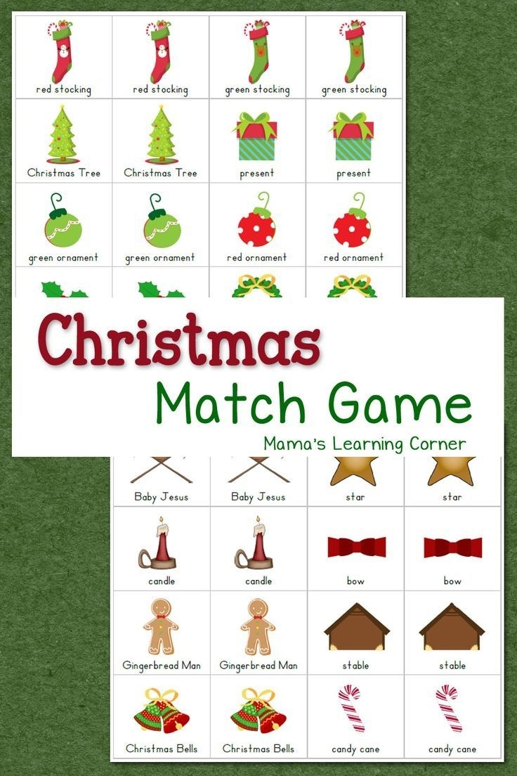 Free Printable Christmas Games For Preschoolers Free Printable