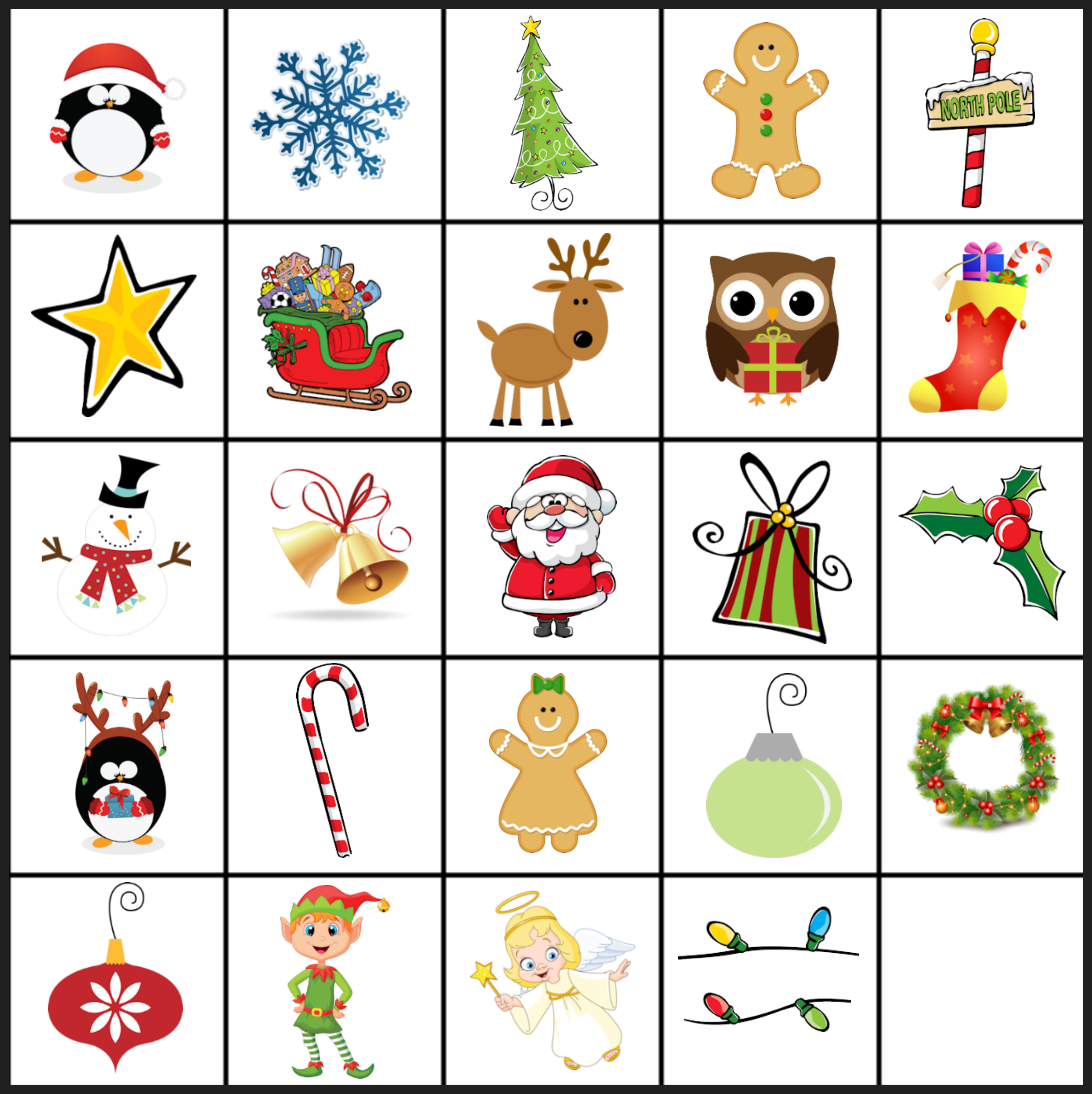 Free Printable Christmas Memory Game Cards Printable Templates