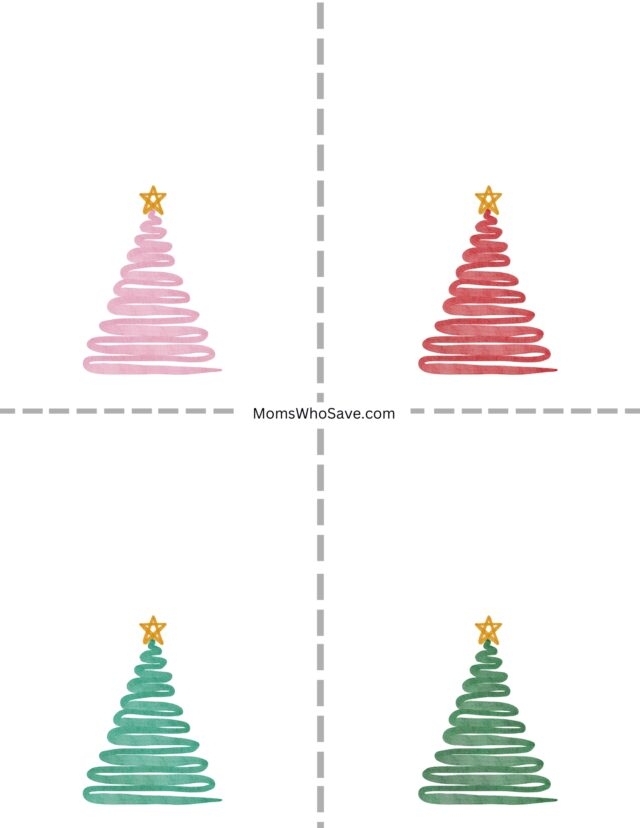 Free Printable Christmas Place Cards 10 Pages Of Designs 