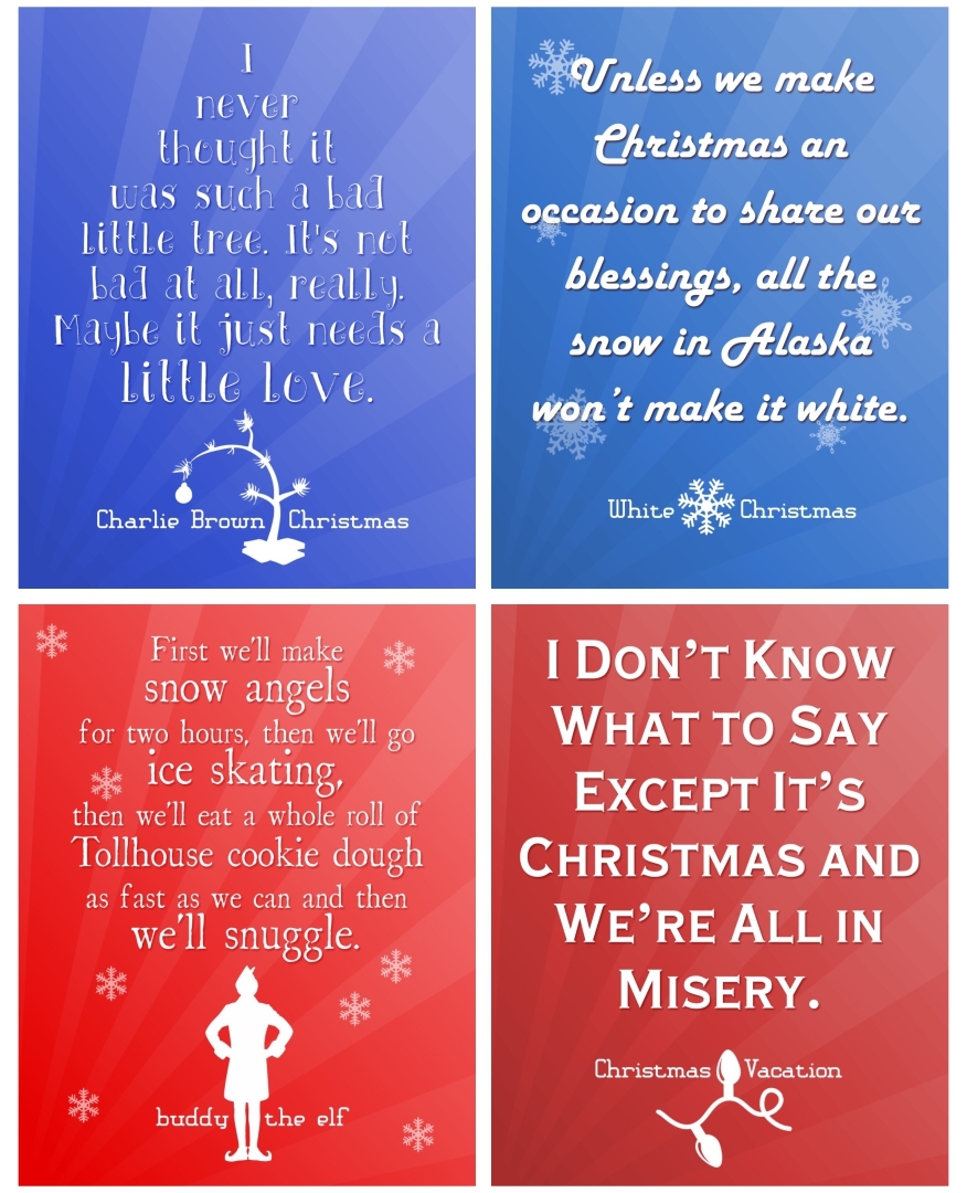 Free Printable Christmas Sayings