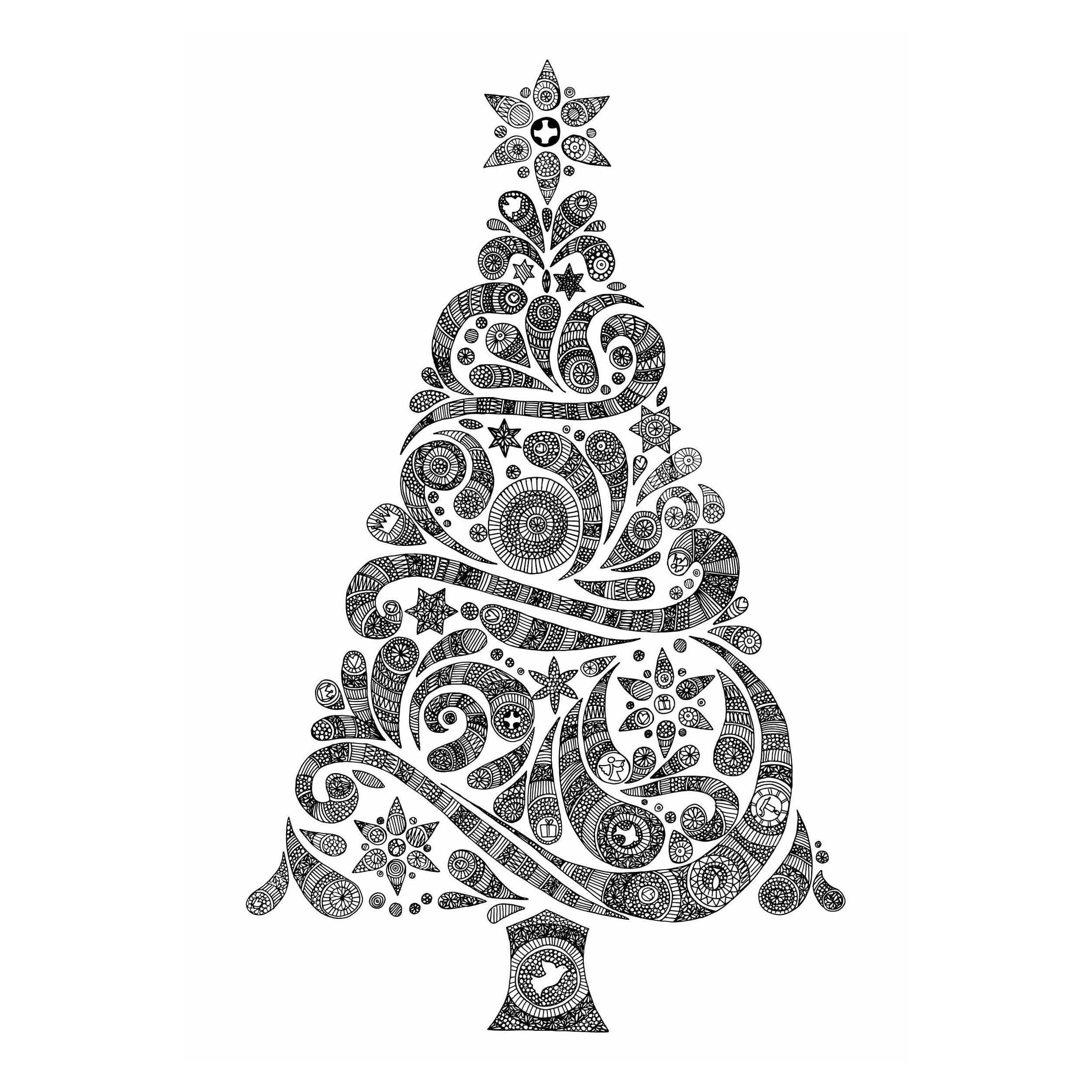 Free Printable Christmas Tree Printable JD
