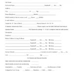 Free Printable Church Business Forms Printable Forms Free Online