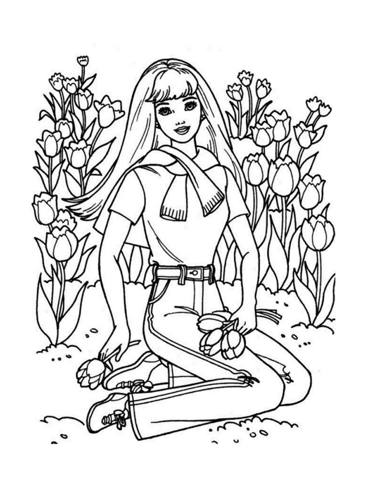 Free Printable Coloring Pages Barbie