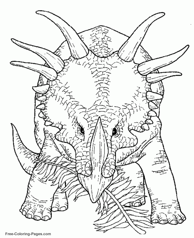 Free Printable Coloring Pages Dinosaurs Coloring Home