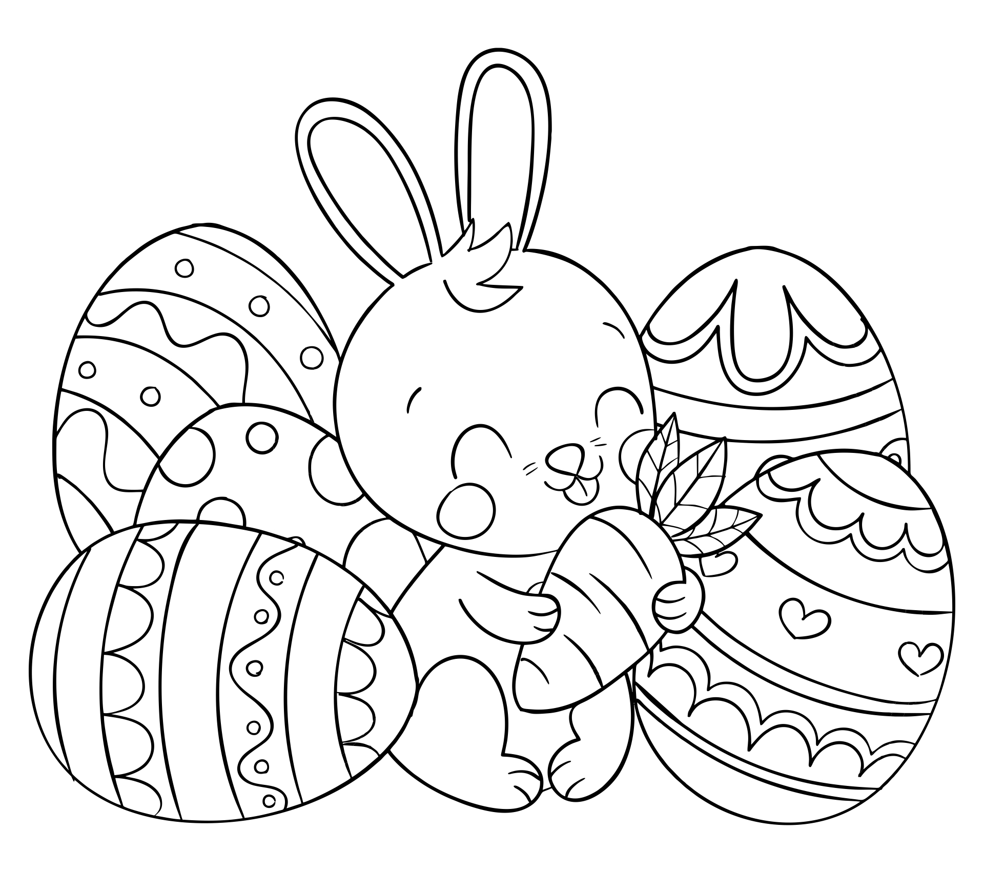 free printable easter coloring pages