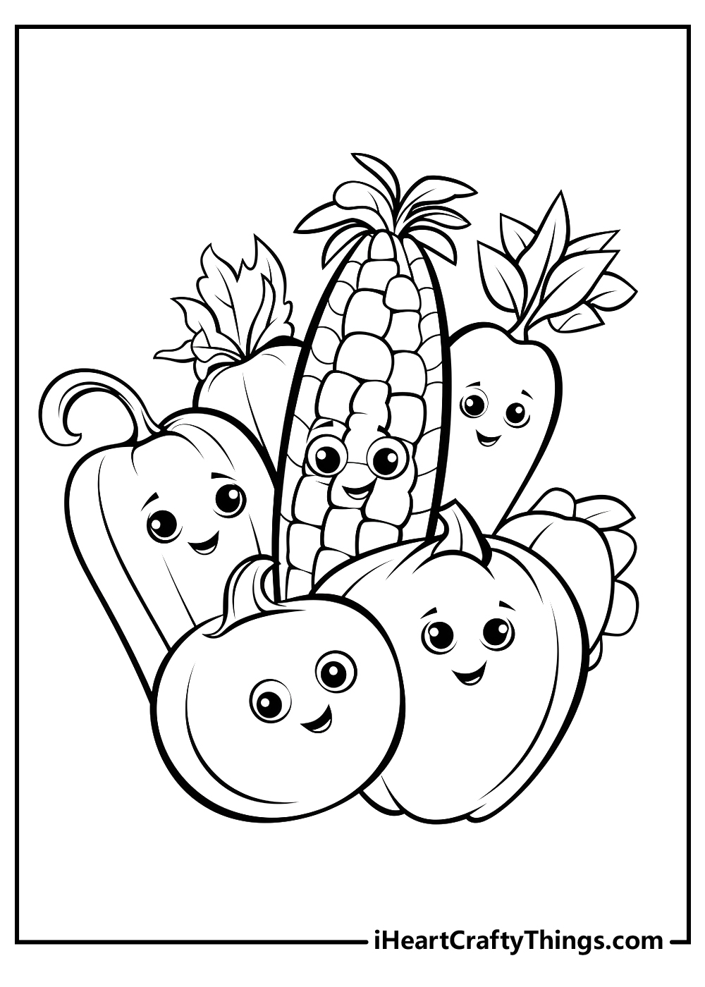 Free Printable Coloring Pages Of Fruits And Vegetables Pdf Free Print 