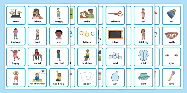 Free Printable Communication Cards For Autism We Love Printables