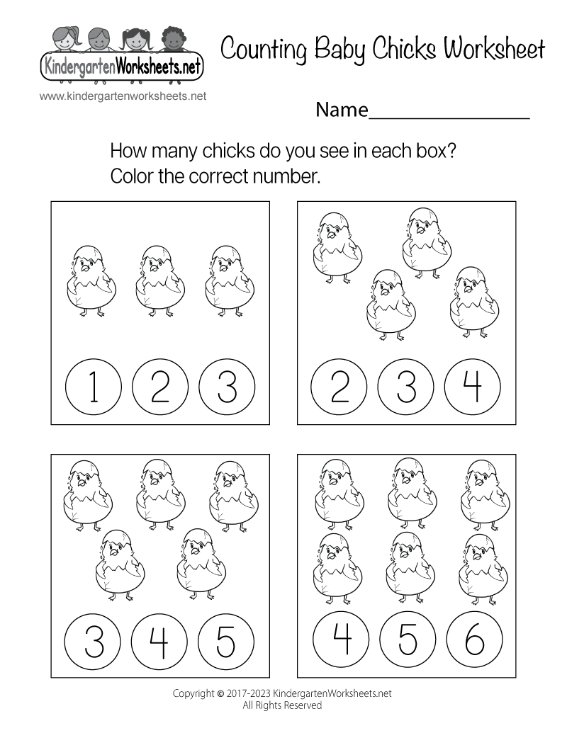 counting worksheet