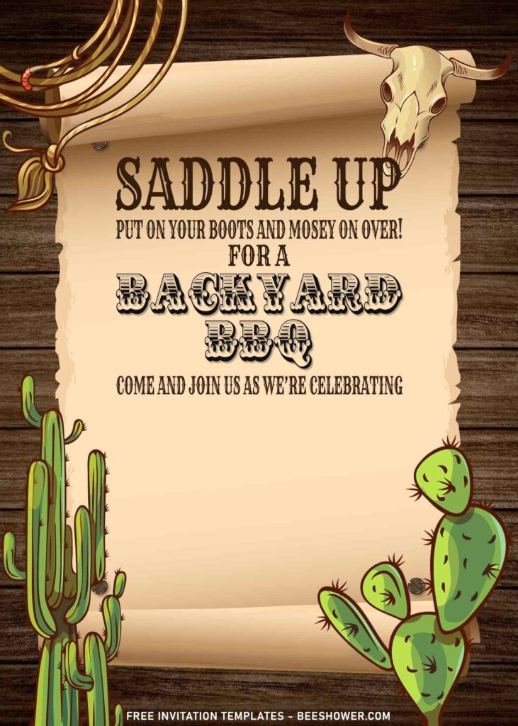 Free Printable Cowboy Birthday Cards