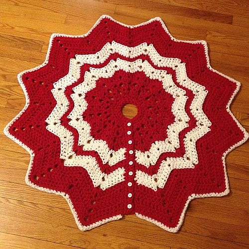 Free Printable Crochet Christmas Tree Skirt Pattern Free Templates 
