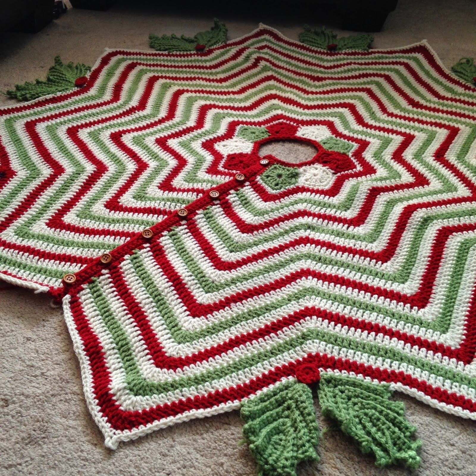 printable tree skirt pattern