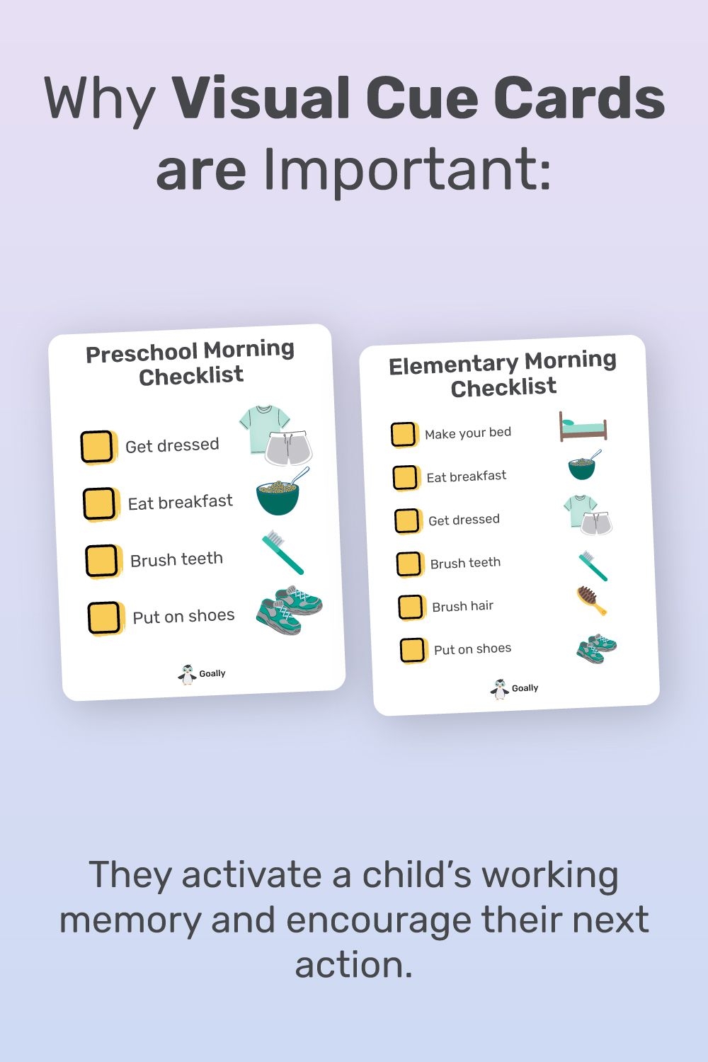 Free Printable Cue Cards For Behavior Goally